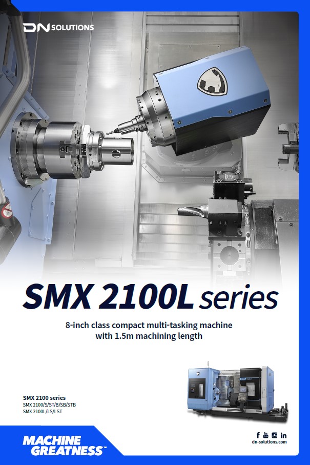 Multitasking machine SMX 2100L series met draailengte tot 1500mm.